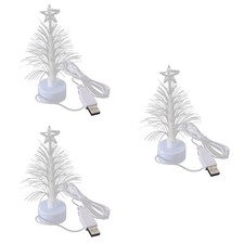 3 Pieces Fiber Optic Xmas Tree
