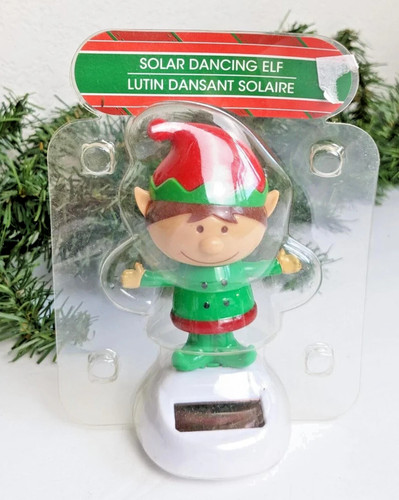 Dancing christmas elf figurine - dancing,